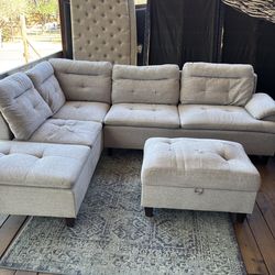 Gray sectional Couches