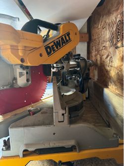 DeWalt miter saw with DeWalt stand