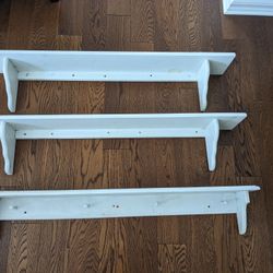 3  Wooden Wall Shelves
