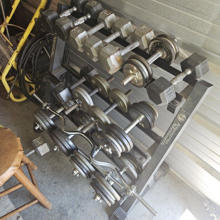Dumbells And Rack Make Me A Offer