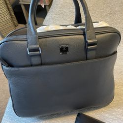 MCM Phantom Grey Briefcase NWT 