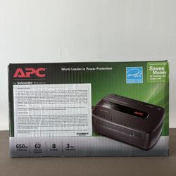 Brand New APC UPS Battery Backup 650VA (8 Outlets) – Unopened