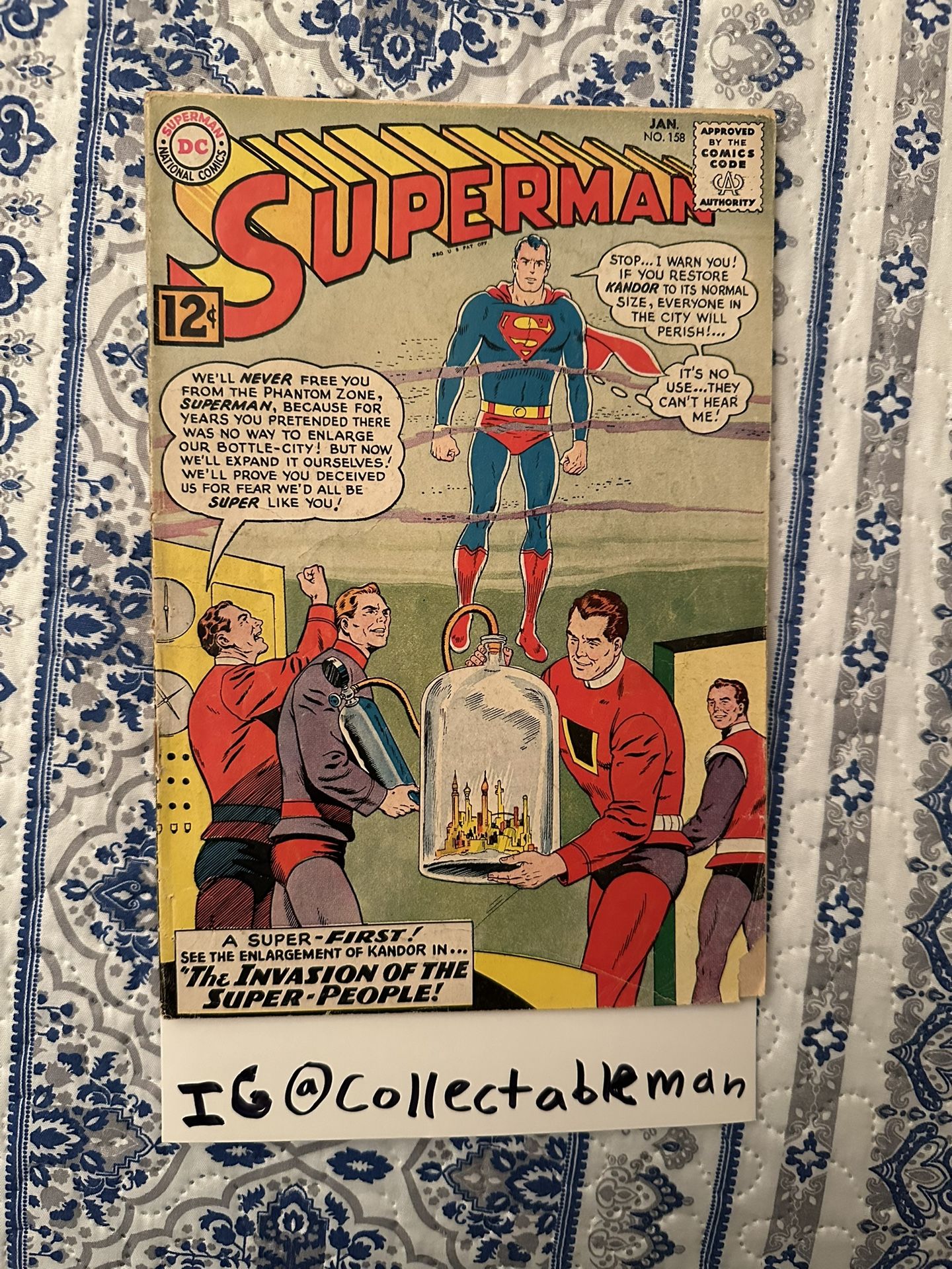 Superman #158 - 1st Appearance of Nightwing and Flamebird (DC, 1963)
