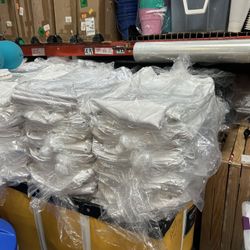 White Tablecloth Blowout Sale! $1. Each!