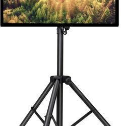 PERLESMITH TV Tripod Stand Portable for 23-65 Inch TV