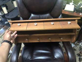 Oak Entryway Shelf/Hanger