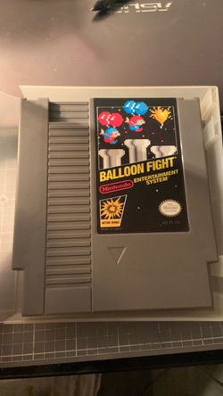 Balloon Fight NES Cartridge with Case