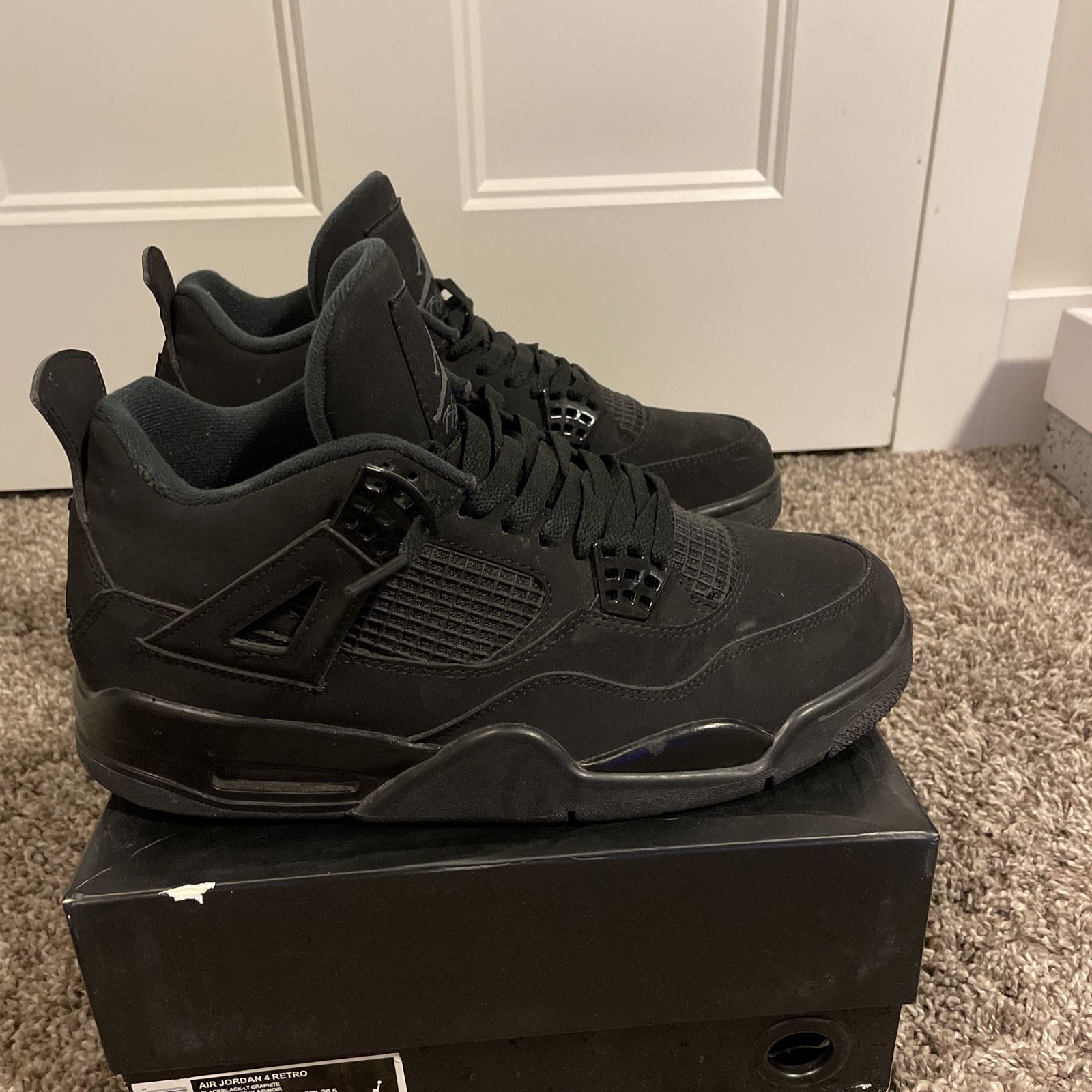 jordan 4 black cat big kids
