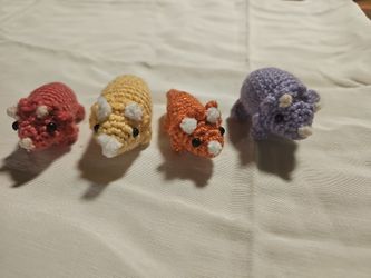Baby Dino Croshet Keychains