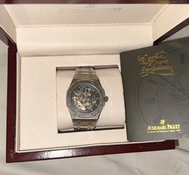 LUXURY WATCH STAINLESS STEAL HIGH QUALITY WATCH OPENWORK SKELETON