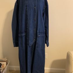 Denim Blue Jean Duster