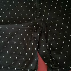 Black Palm Tree Shorts
