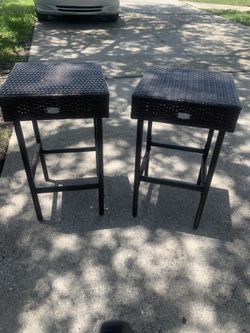Wicker Barstools