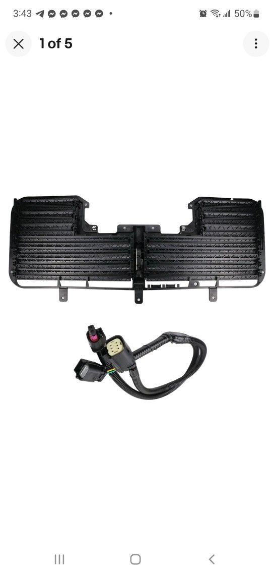 🔥 BRAND NEW Active Grille Shutter Assembly + Motor – Fits Chevy Silverado / GMC Sierra – OEM Replacement (contact info removed)4
