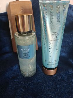 Victoria's Secret Aqua Kiss Shimmer Set