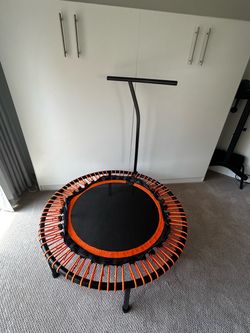 Bellicon 44” Rebounder- Mini Fitness Trampoline with Handle Bar