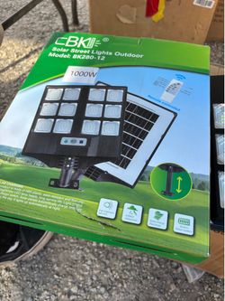 1000W Solar Outdoor Street Light with Motion Sensor