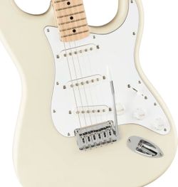 Fender Squier Affinity Series Stratocaster Electric Guitar (Olympic White) New