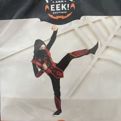 Hyde And Eek Black And Red Ninja Fighter Costume