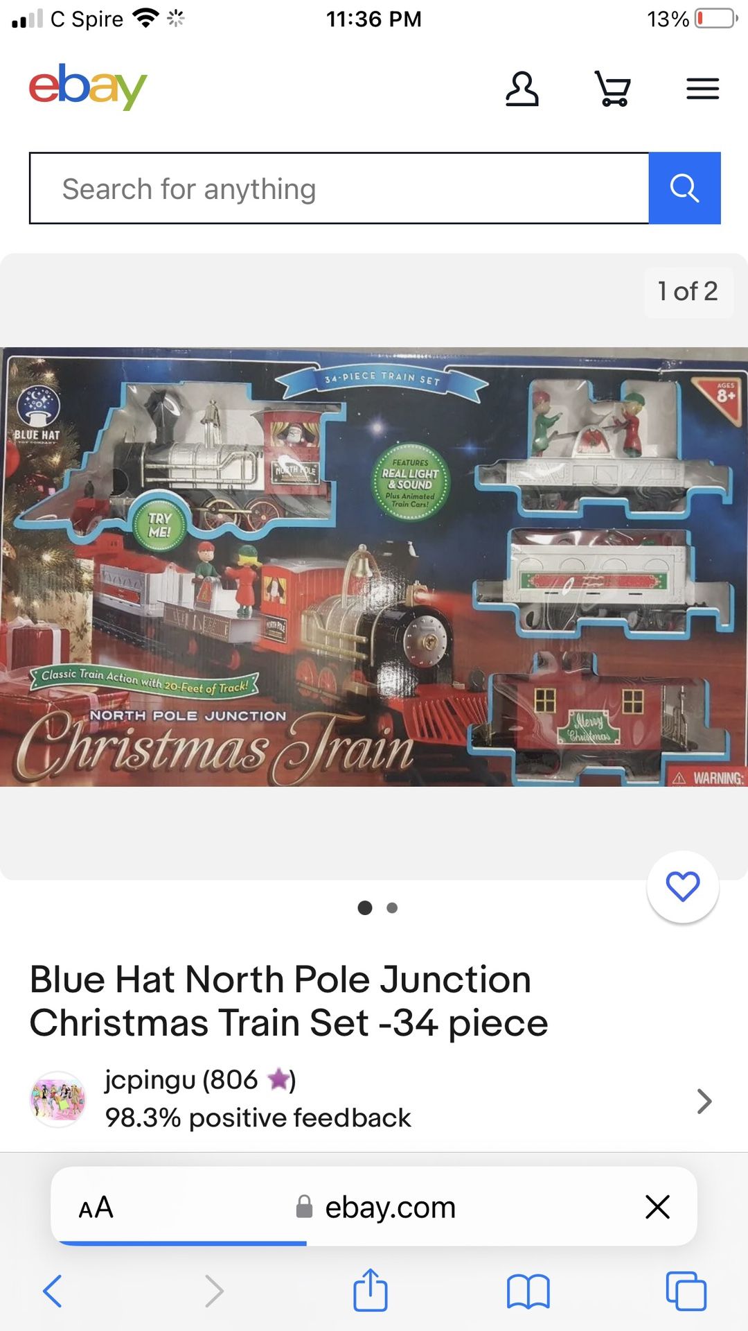 Train Sets $80 For Both