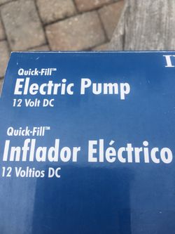 INTEX QUICK FILL 12 VOLT PUMP
