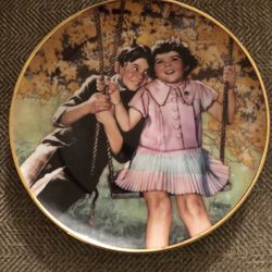 Little Rascals Decorative Plate . “Stuck On You “ 