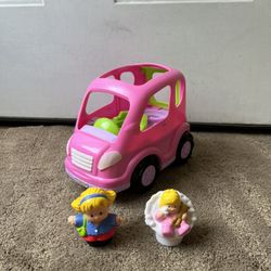 Little People Mom And Baby In Car