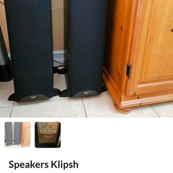 Klipsch floor standing speakers