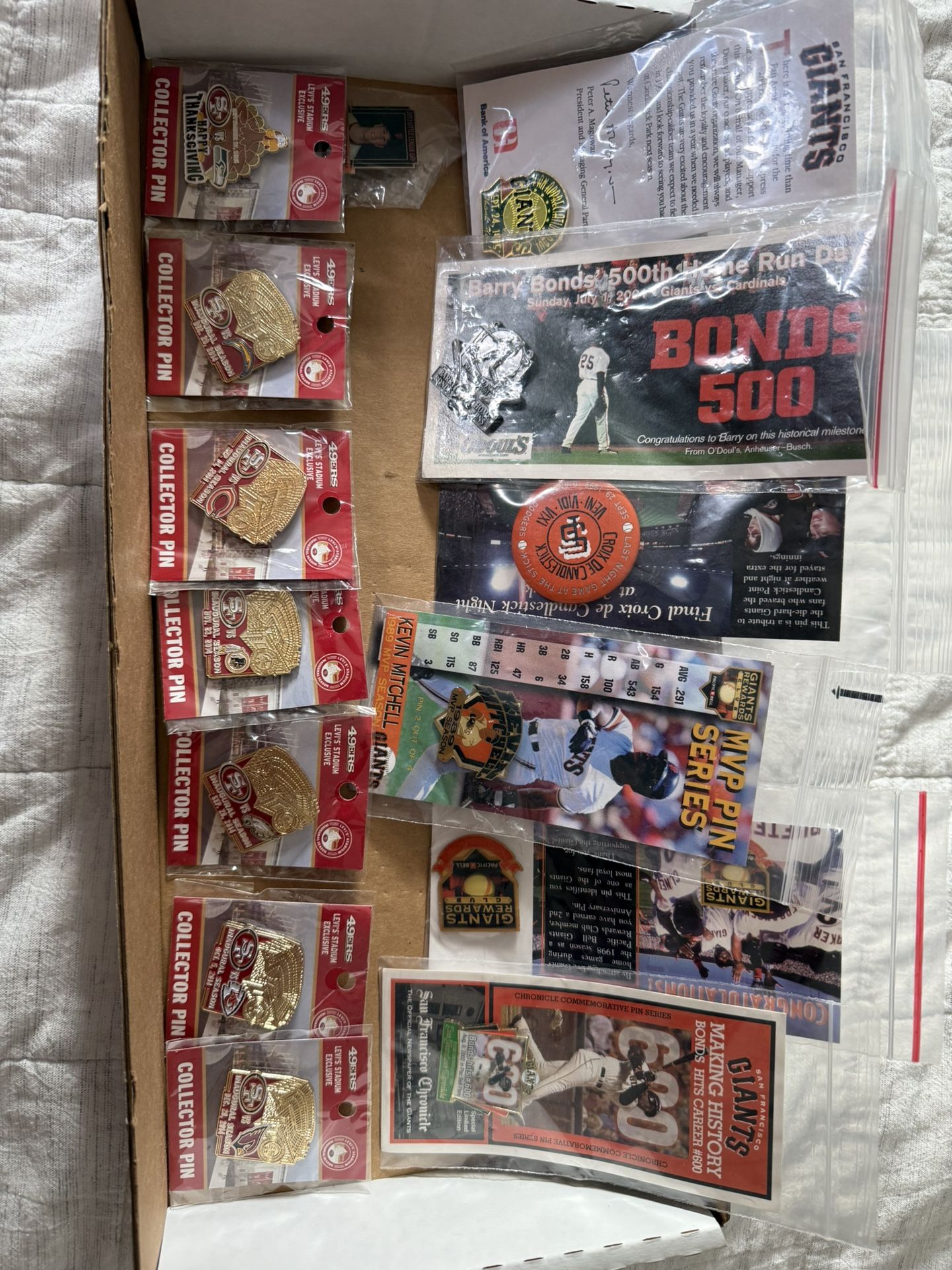 49ers Levi’s Inaugural Gameday pins