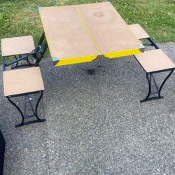Foldable Antique Table 