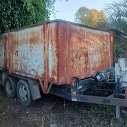 Two Containers Dumping Trailer 