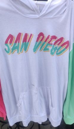 San Diego Padres City Connect Hoodie Size L Adults