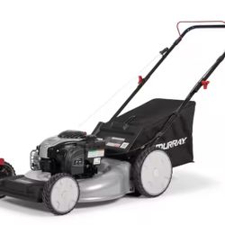 Murray 21 in. 140 cc Briggs and Stratton Walk Behind Gas Push Lawn Mower with Height Adjustment and with Mulch Bag