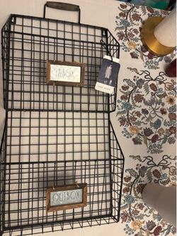Rae Dunn Mail Holder