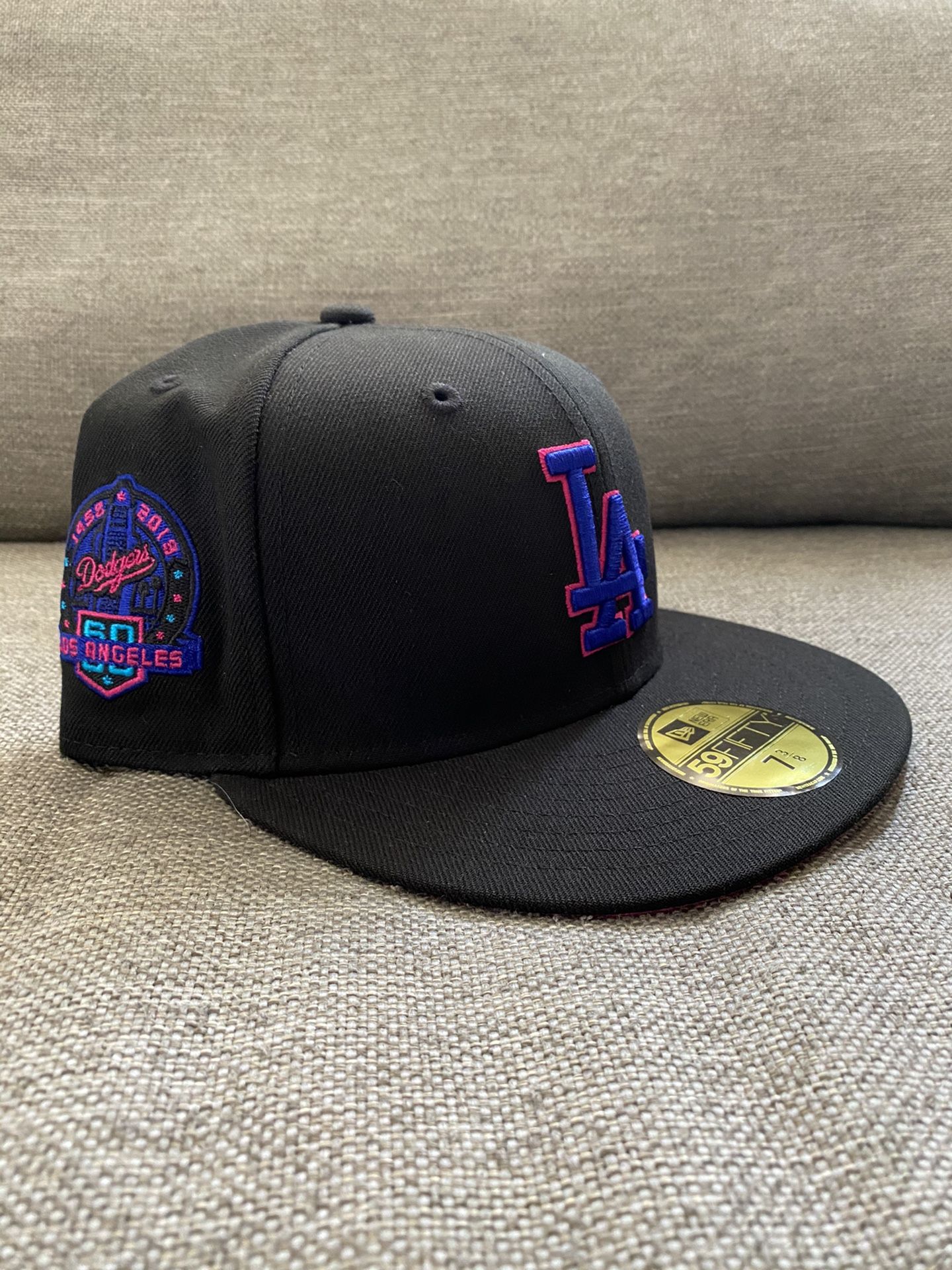 New Era Los Angeles Dodgers Hat Club Sz 7 3/8