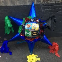 Superman flash green lantern batman big star piñata