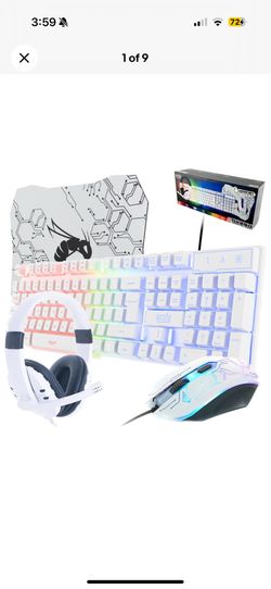 Orzly Hornet RX-250 Essential Pack A 4-in-1 Gaming Bundle White Brand New