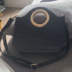 Black Leather Purse