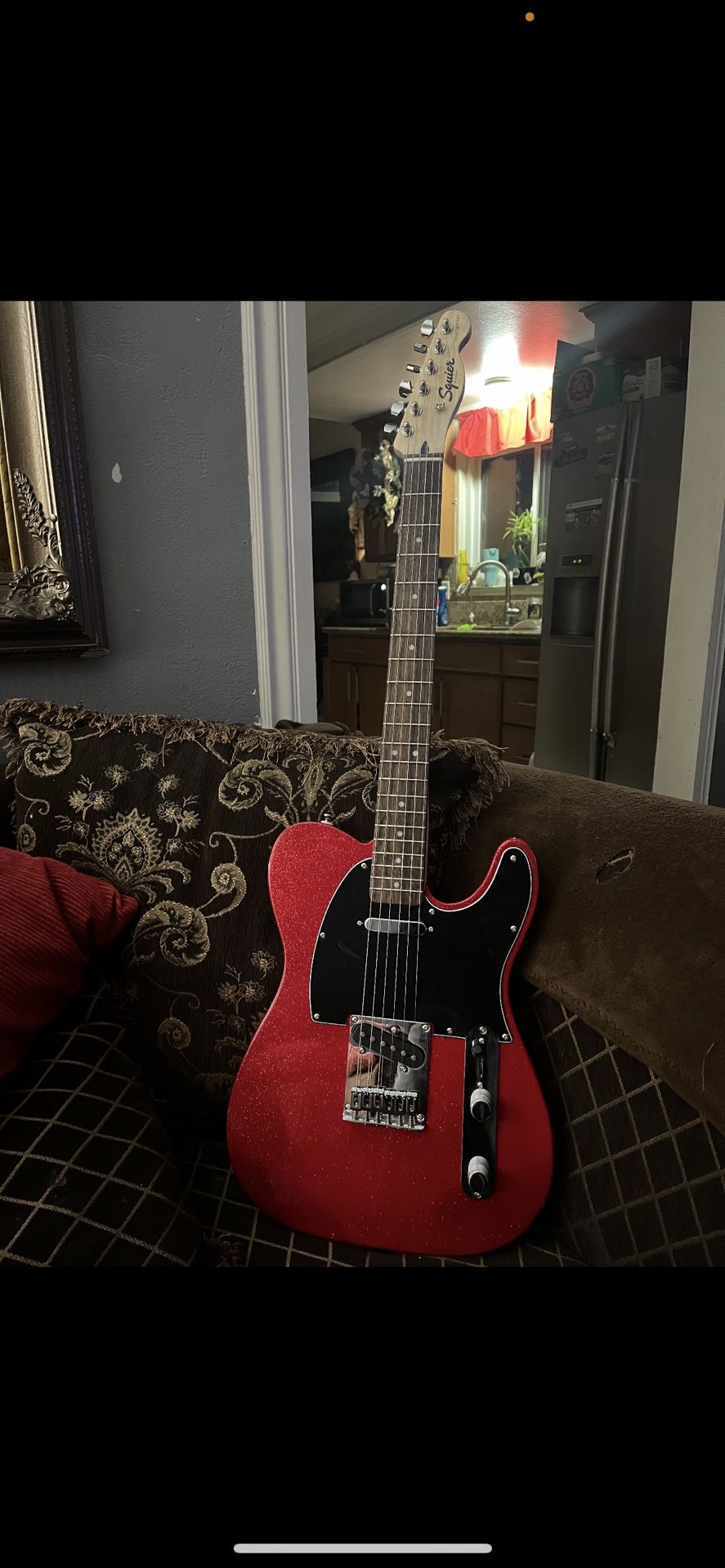 red telecaster guitar