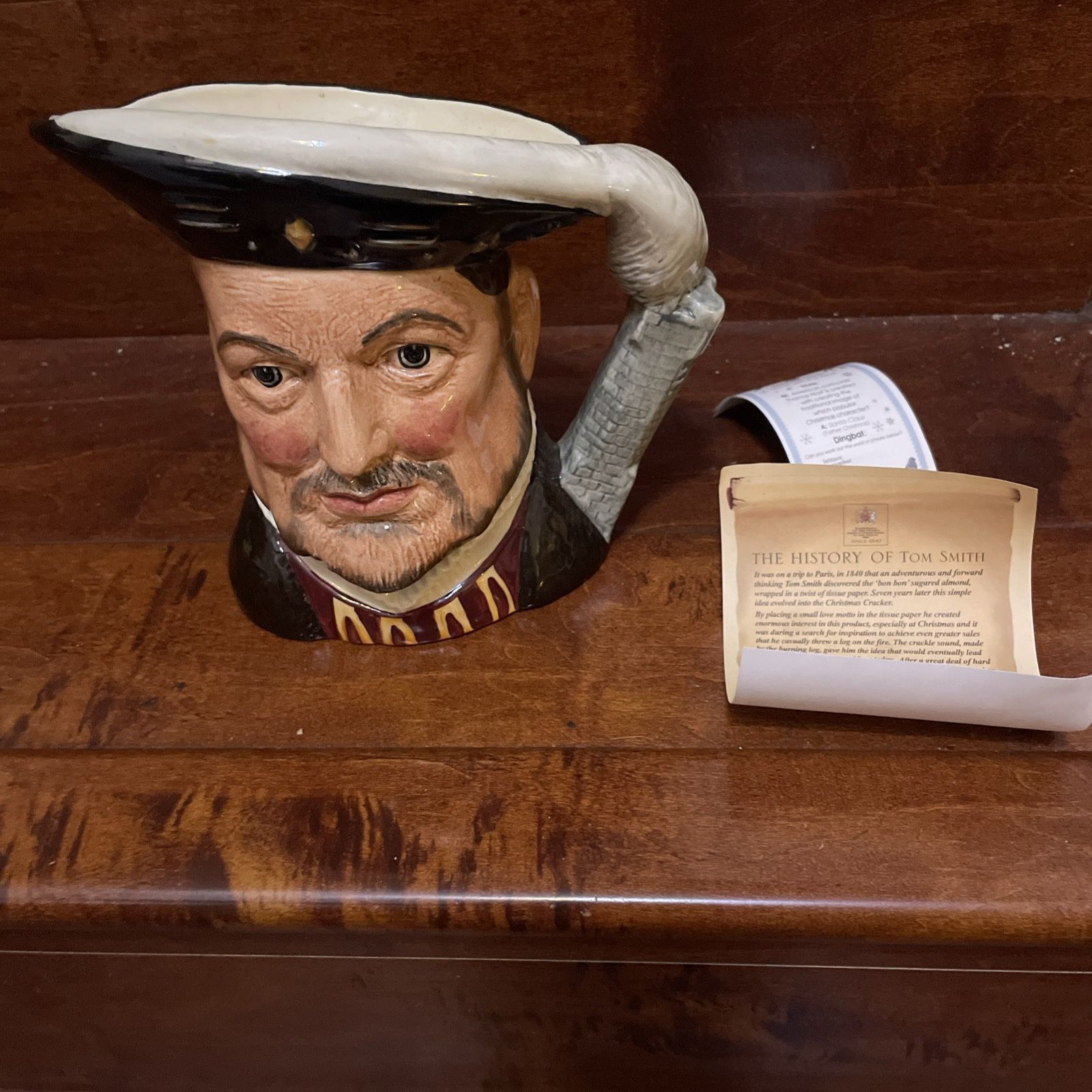 Vintage Royal Doulton Henry VIII Large Toby Mug Character Jug D6642 England