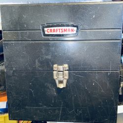 CRAFTSMAN TOOL BOX (only) MEASURES OUT AT 11 1/2” W X 12” T X 6 1/2”
