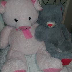 Plush Pig & Bear
