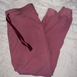 FIGS Women’s Zamora Jogger Scrub Pant Size S (Small) Quartz Pink PO 1483