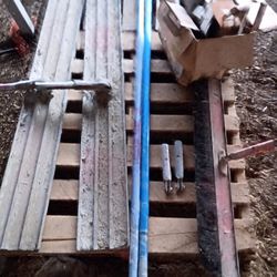 Bull Float, Concrete Broom, & Commercial Trowels