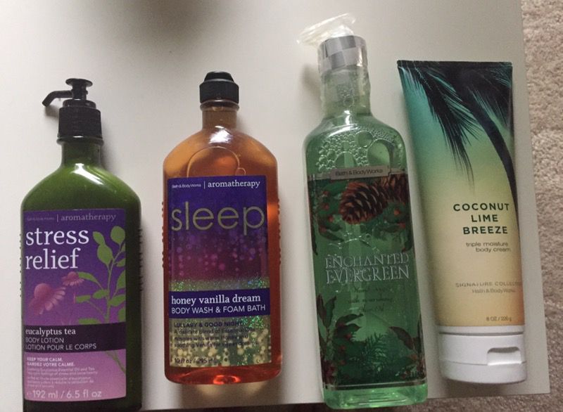 Bath and body works + Victoria's Secret products