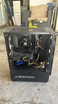 Used gaming computer + monitor + keyboard + mouse + headset
