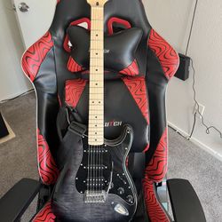 Stratocaster Guitar And Speaker 