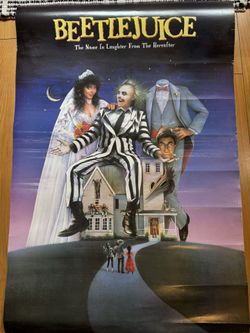 Beetle juice Poster Halloween Decor
