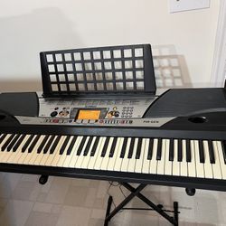 Yamaha PSR-GX76 Keyboard with bench, stand, music holder