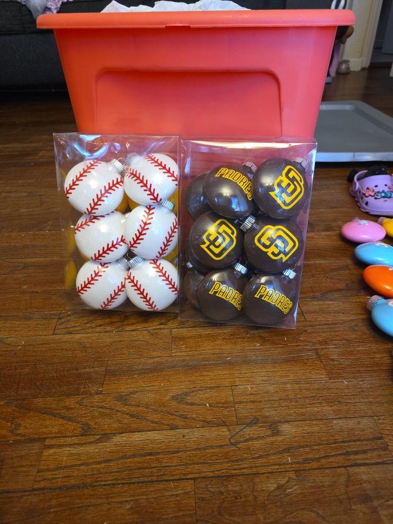 San Diego Padres Christmas Ornaments